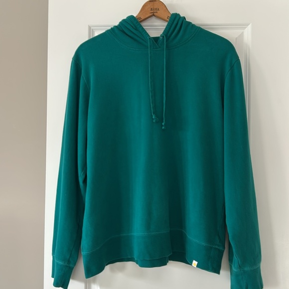 Life is Good Green Hoodie Sweatshirt w Graphics on Back Sz XL w MEASUREMENTS! - Picture 2 of 9